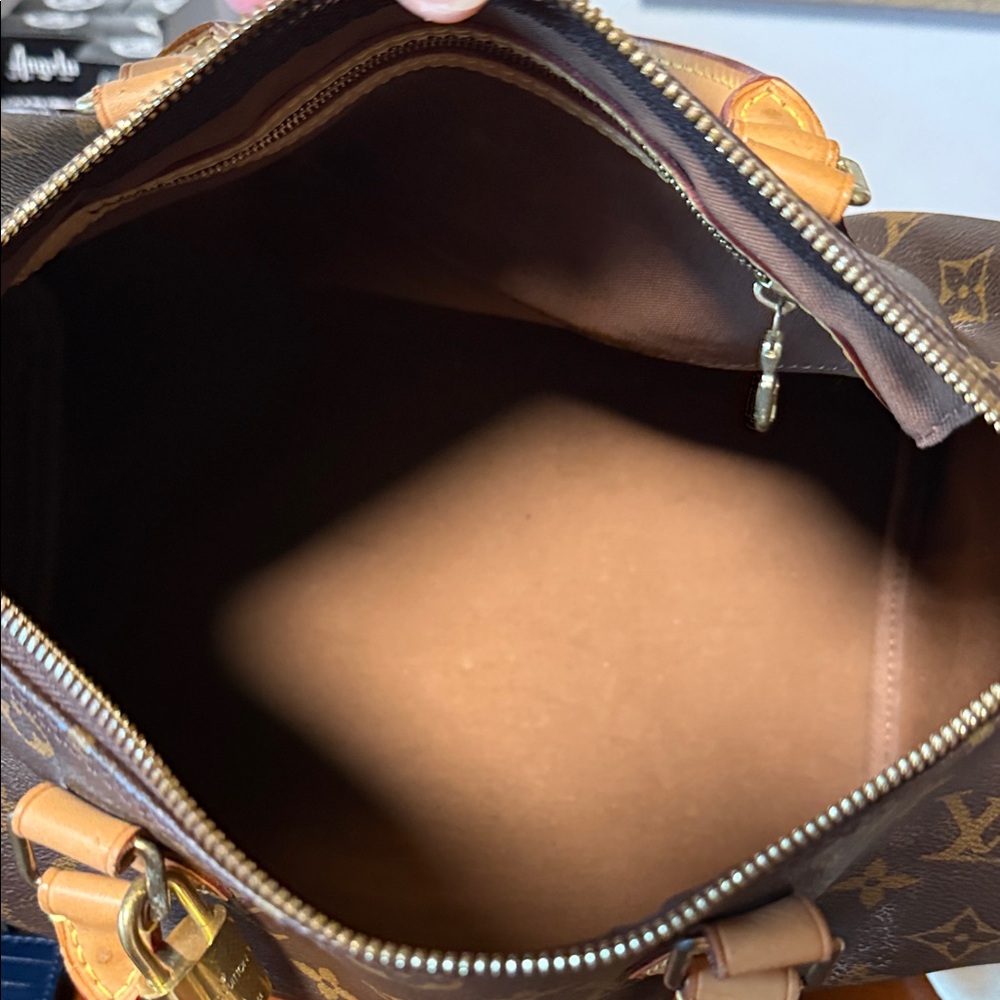 Louis Vuitton Brown Monogram Speedy 30 Bandolier - Picture 9 of 15